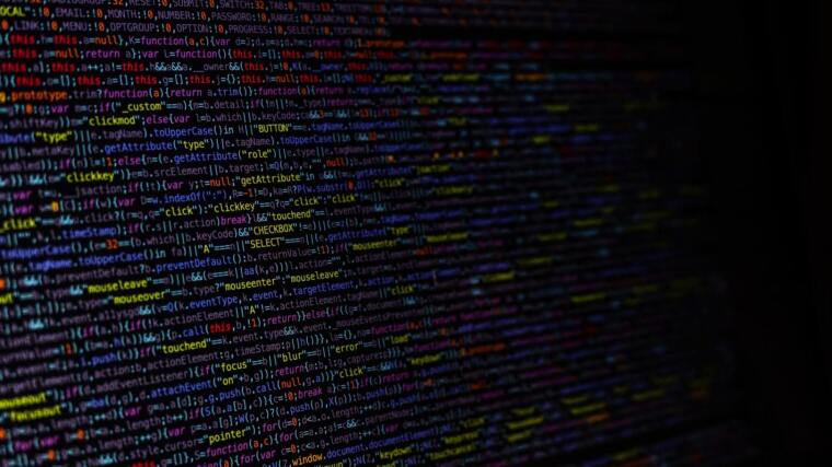 Graphic of a code flying backwards